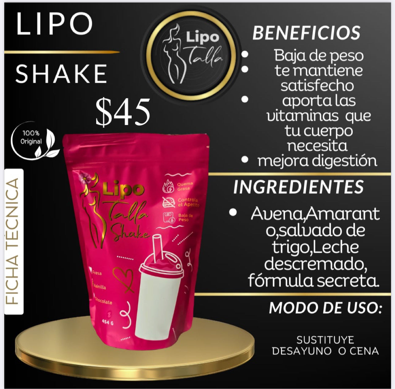 Lipo Talla Shake
