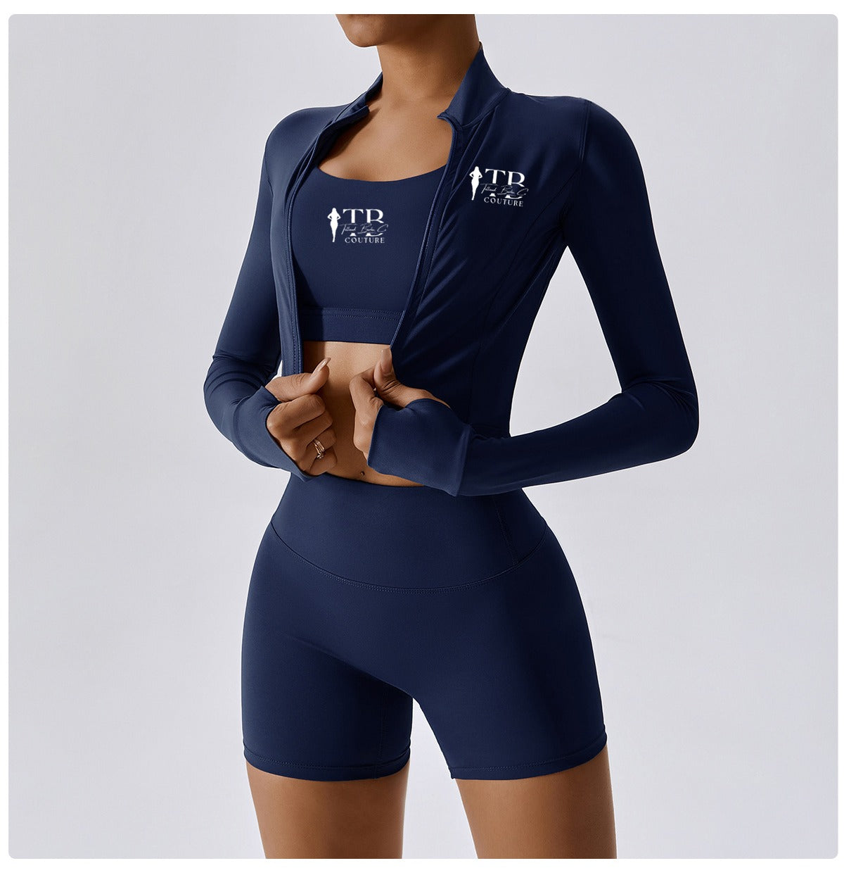 Trendy Shorts Navy Blue