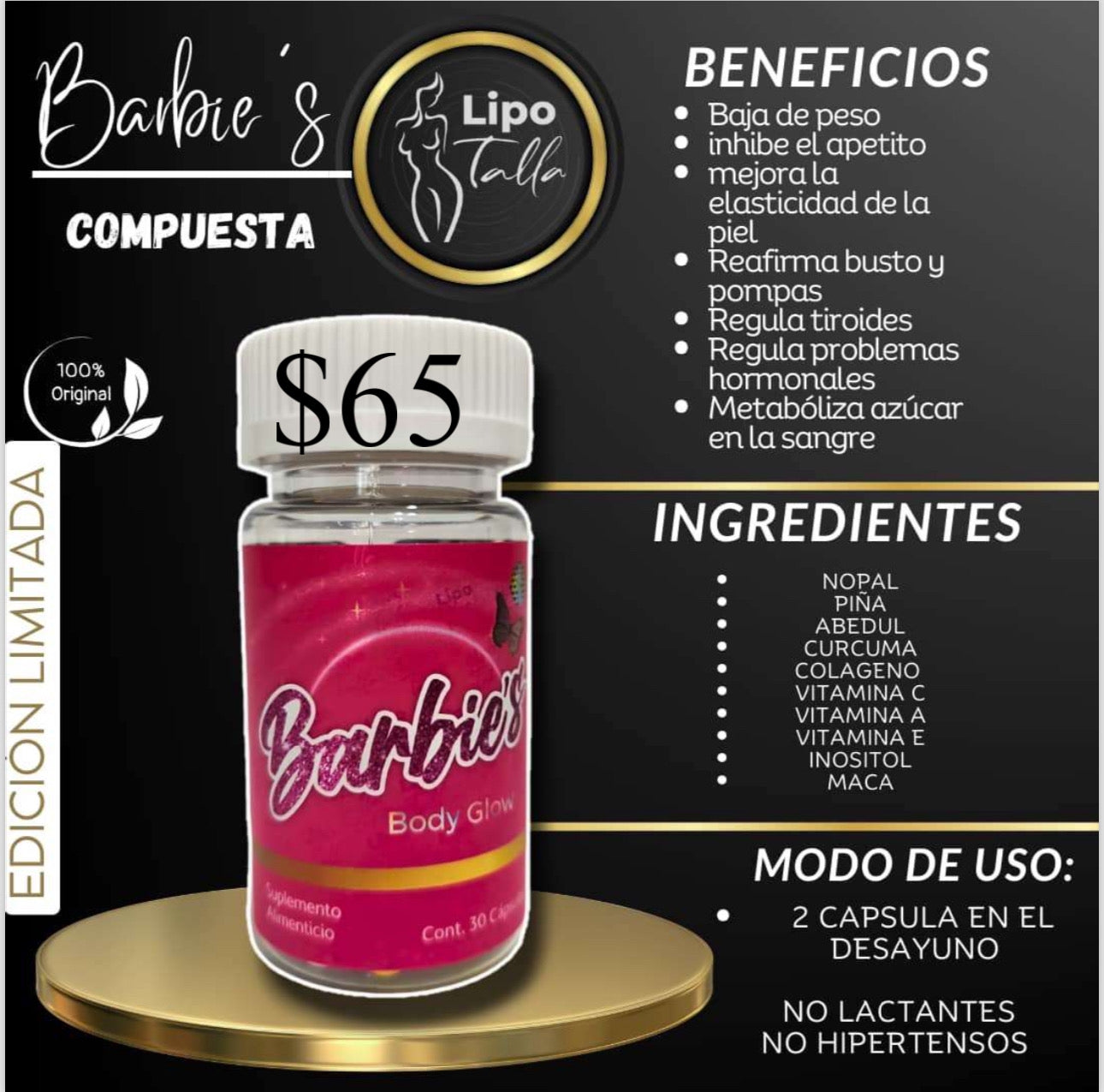 Barbie Body Glow Compuesta