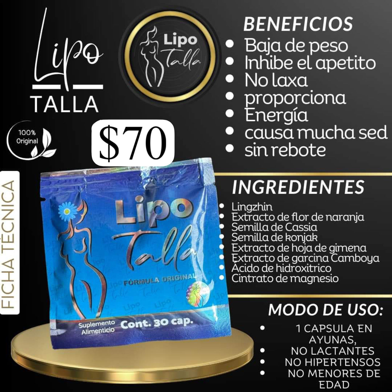Lipo Talla Formula Original