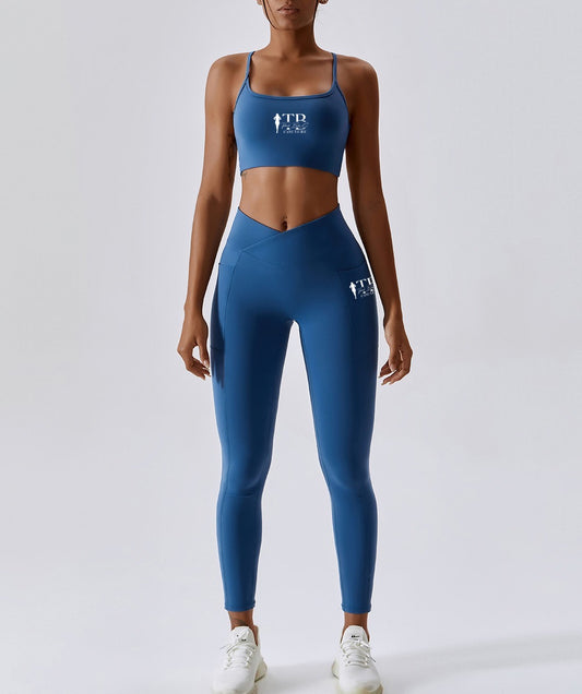 Blue Diamond Legging & Sports Bra Set
