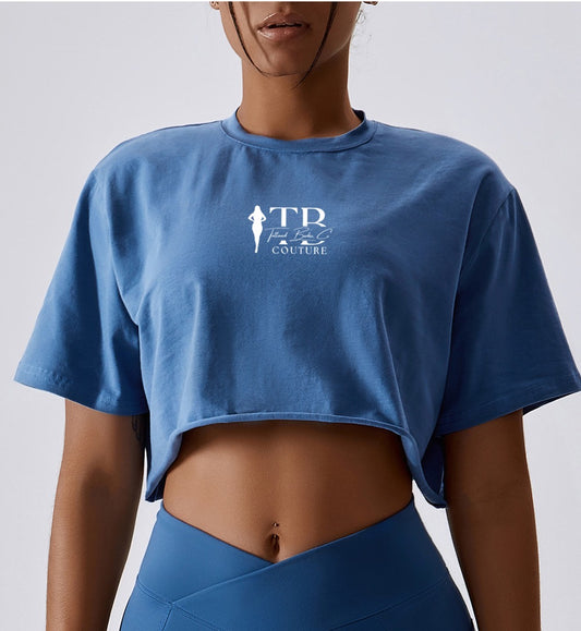 Blue Diamond Crop Top