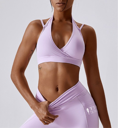 Lavender Diamond Bra And Short Set