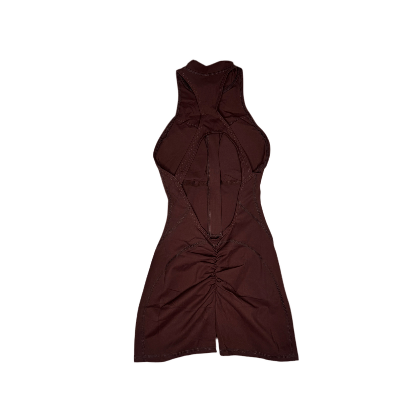 TULIP GYM JUMPSUIT SHORTS “Brown”