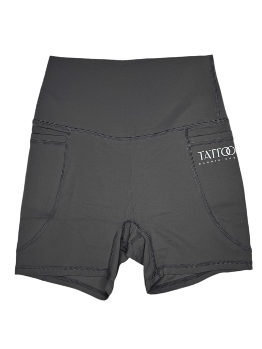 LILLY SIDE POCKET GYM BIKER SHORTS